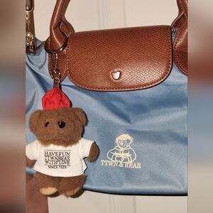 Blue and Brown Crossbody Bag Thai Brand